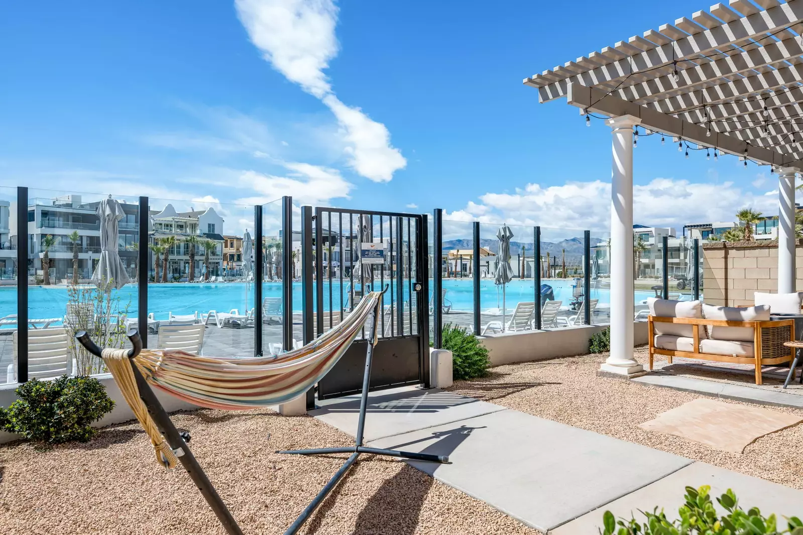 Hammock on Private Patio