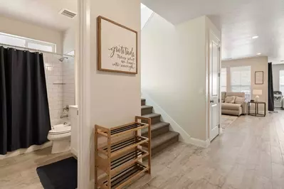 Entryway and Main Floor Bathroom