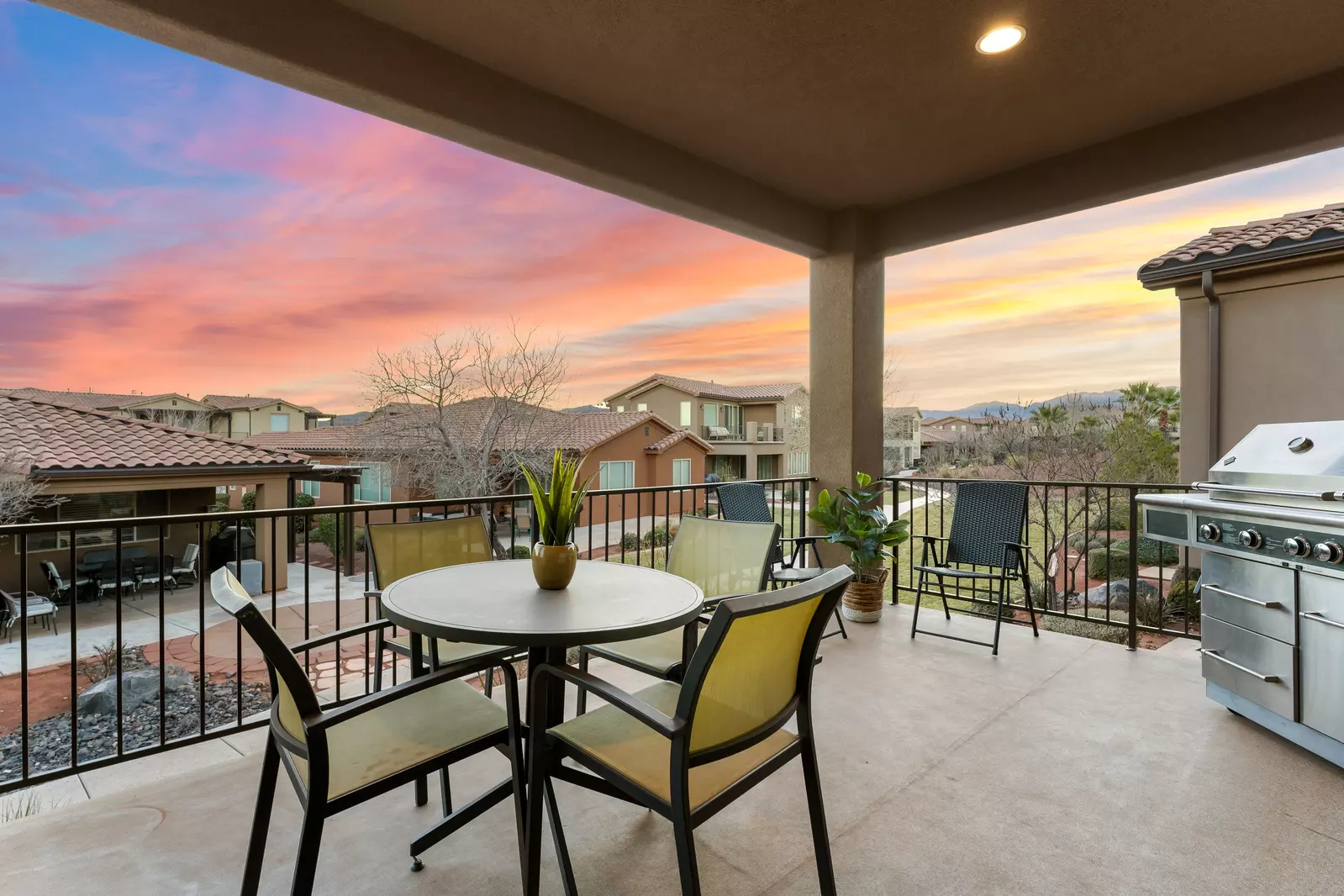 Back Deck with Seating
