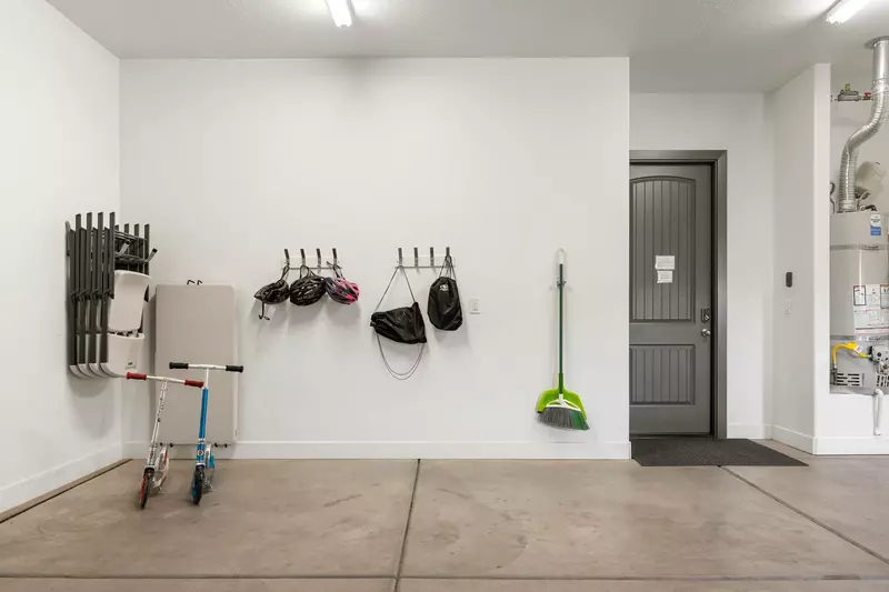 Garage and Provided Amenities