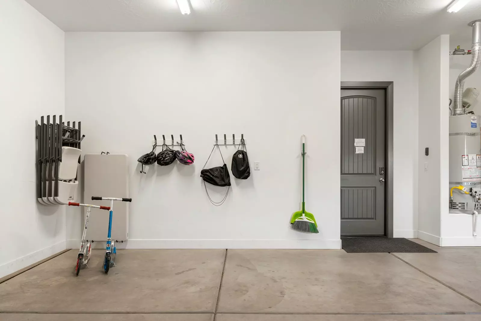 Garage and Provided Amenities