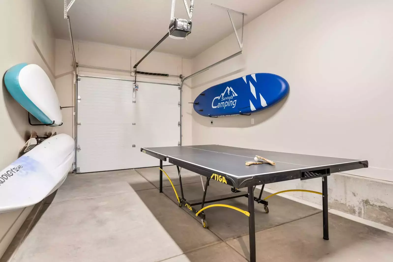 Garage with Ping Pong Table