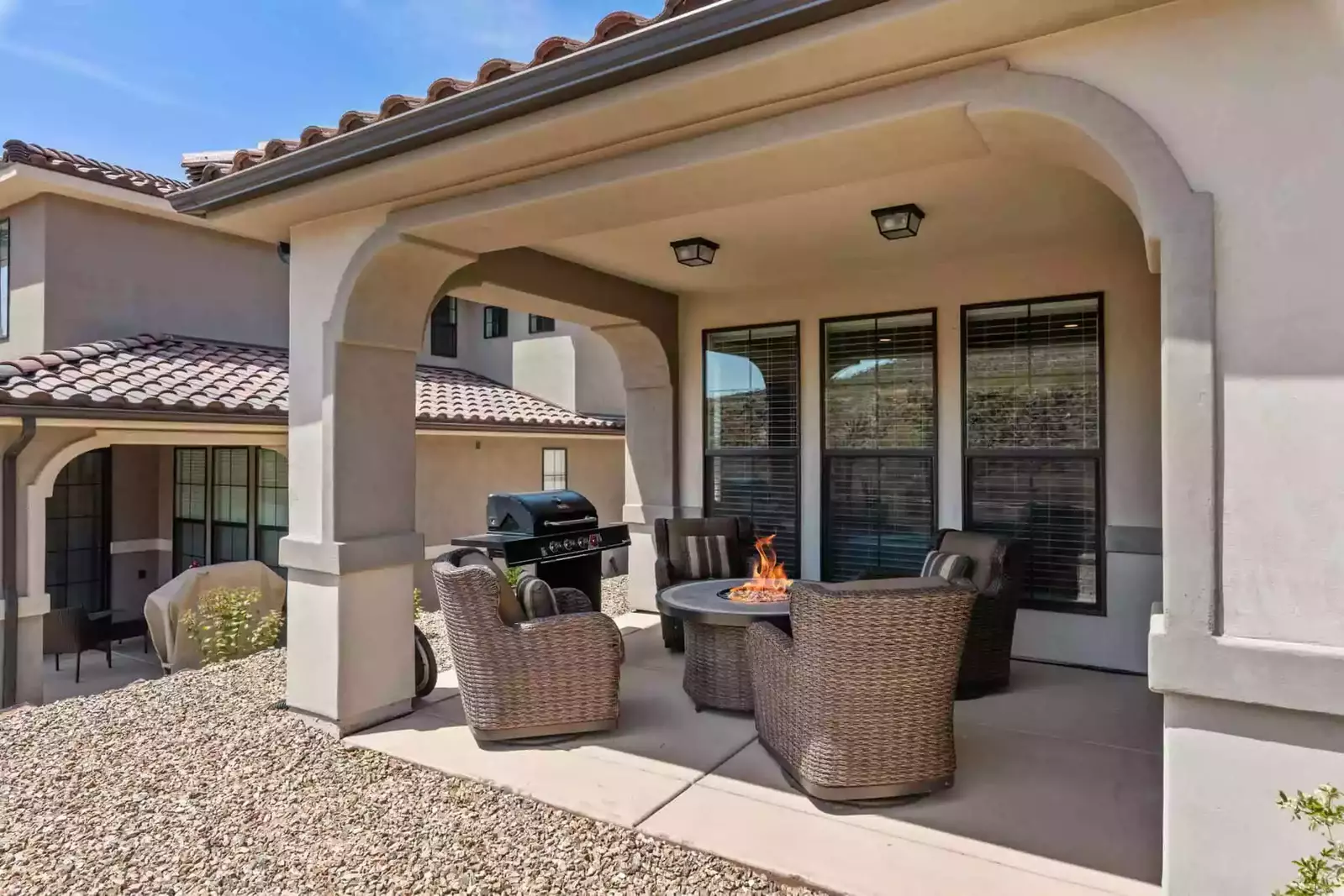 Outdoor Lounge Area
