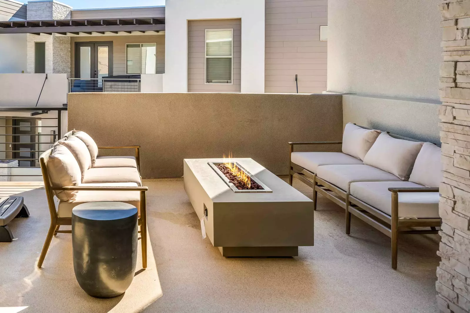 Upper Deck with Private Hot Tub and Fireplace