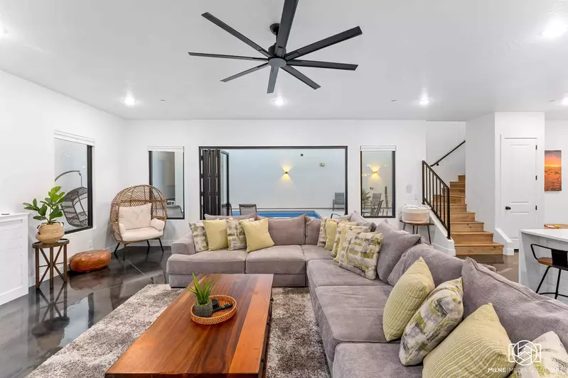Living Room and Private Pool