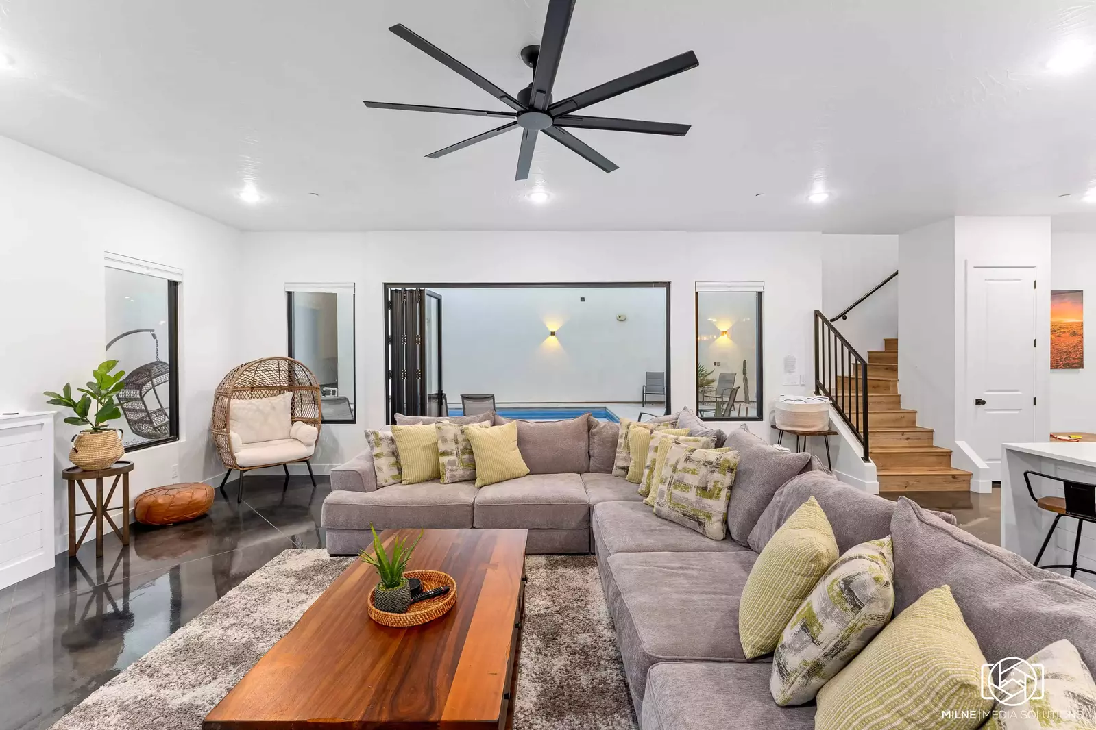 Living Room and Private Pool