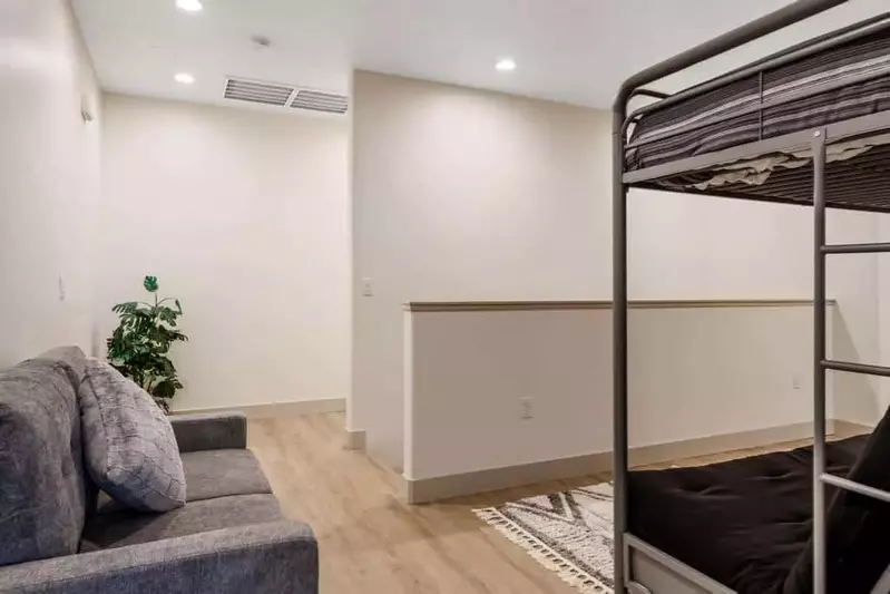 Loft Area 2 Full Sleeper Sofas and Twin Bunk