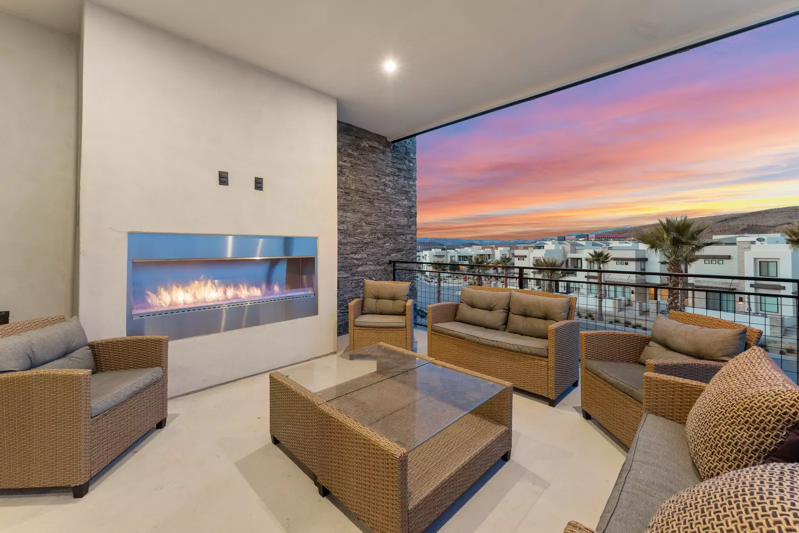 Private Outdoor Seating Area