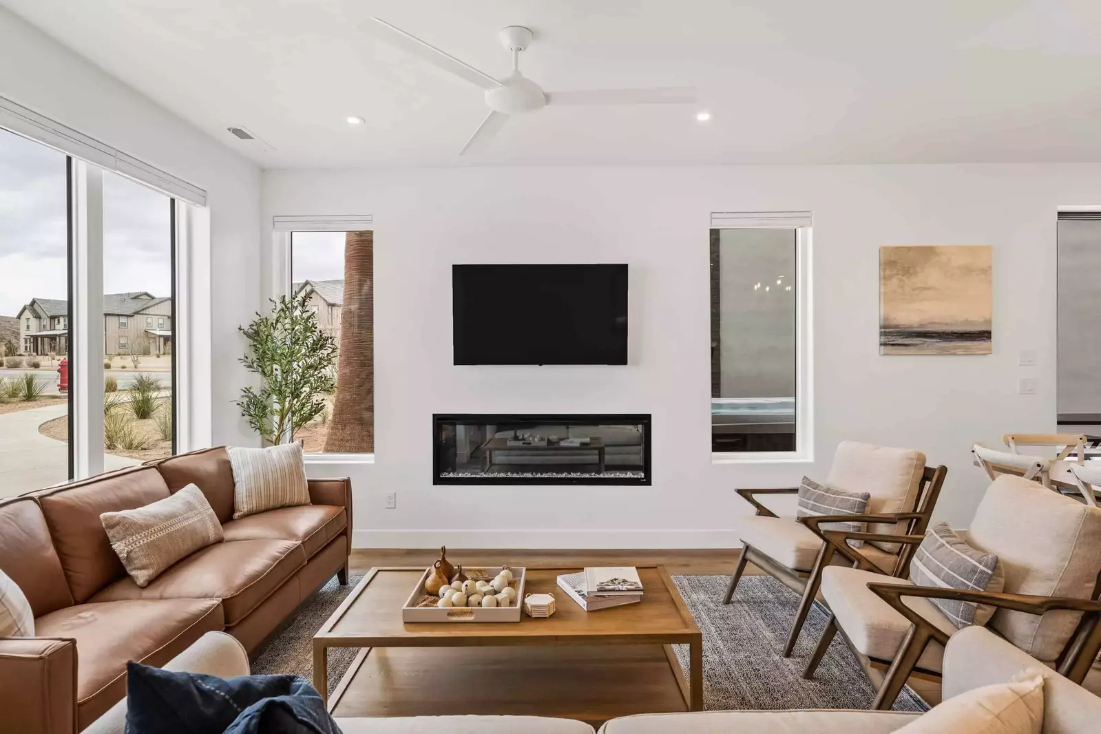Downstairs Living Area