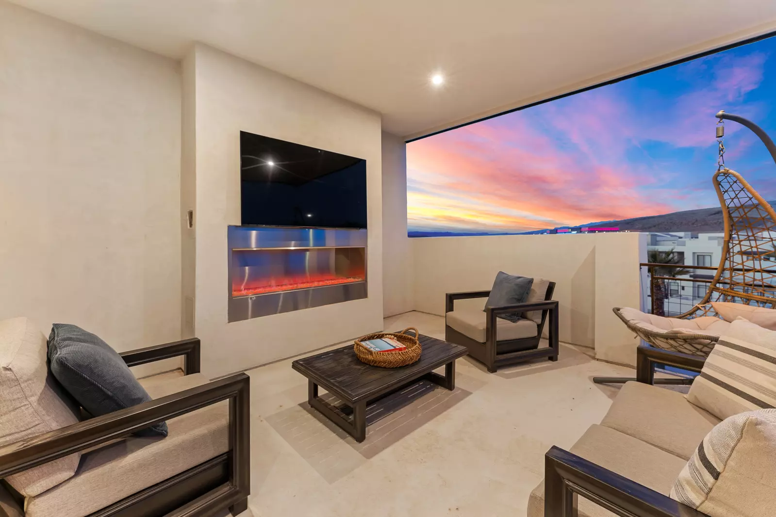 3rd Level Outdoor Fireplace