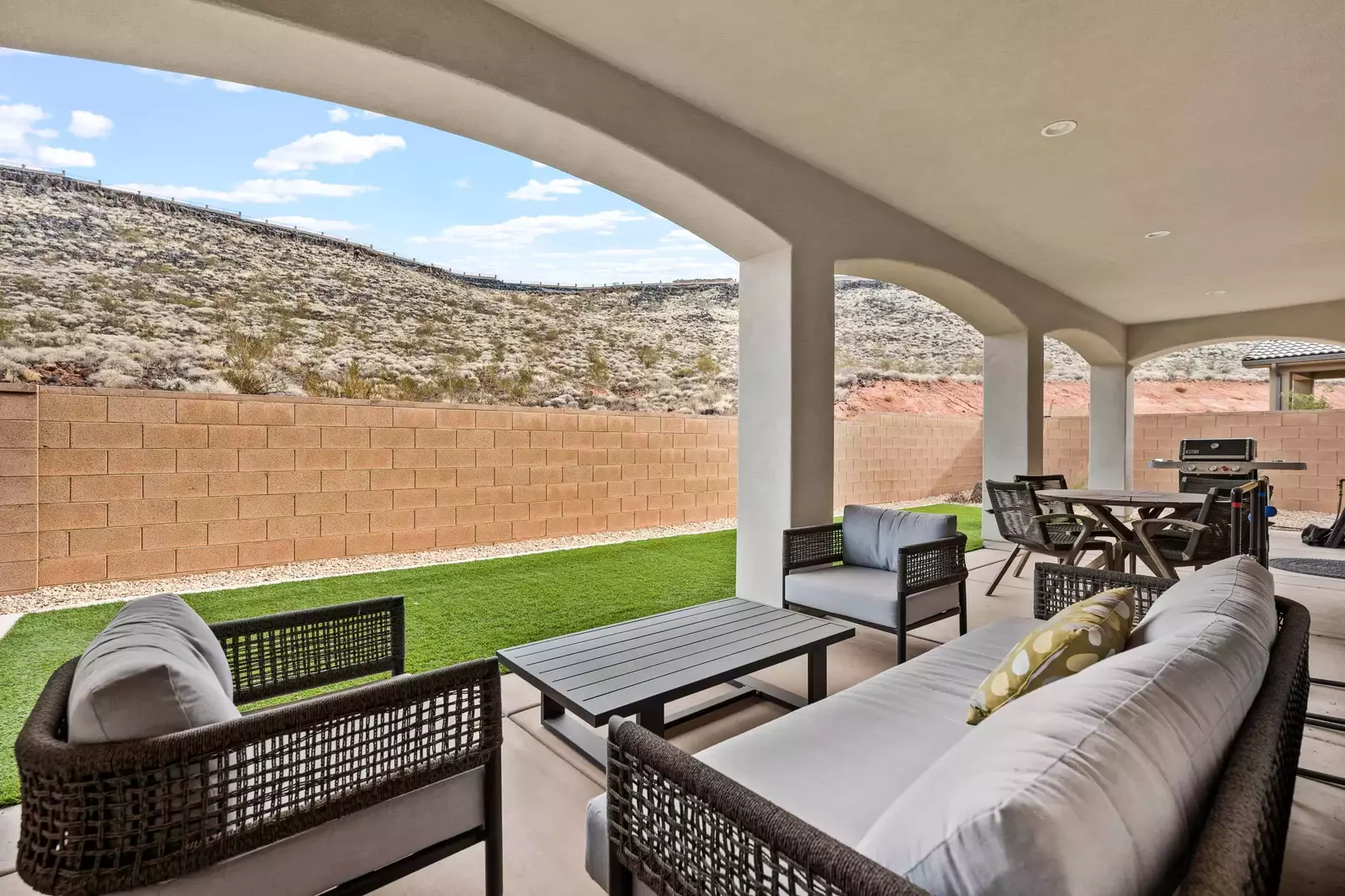 Outdoor Covered Patio Seating