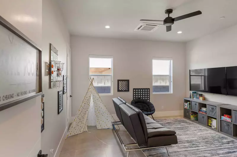Loft Game Room Area with Twin / Twin Bunk
