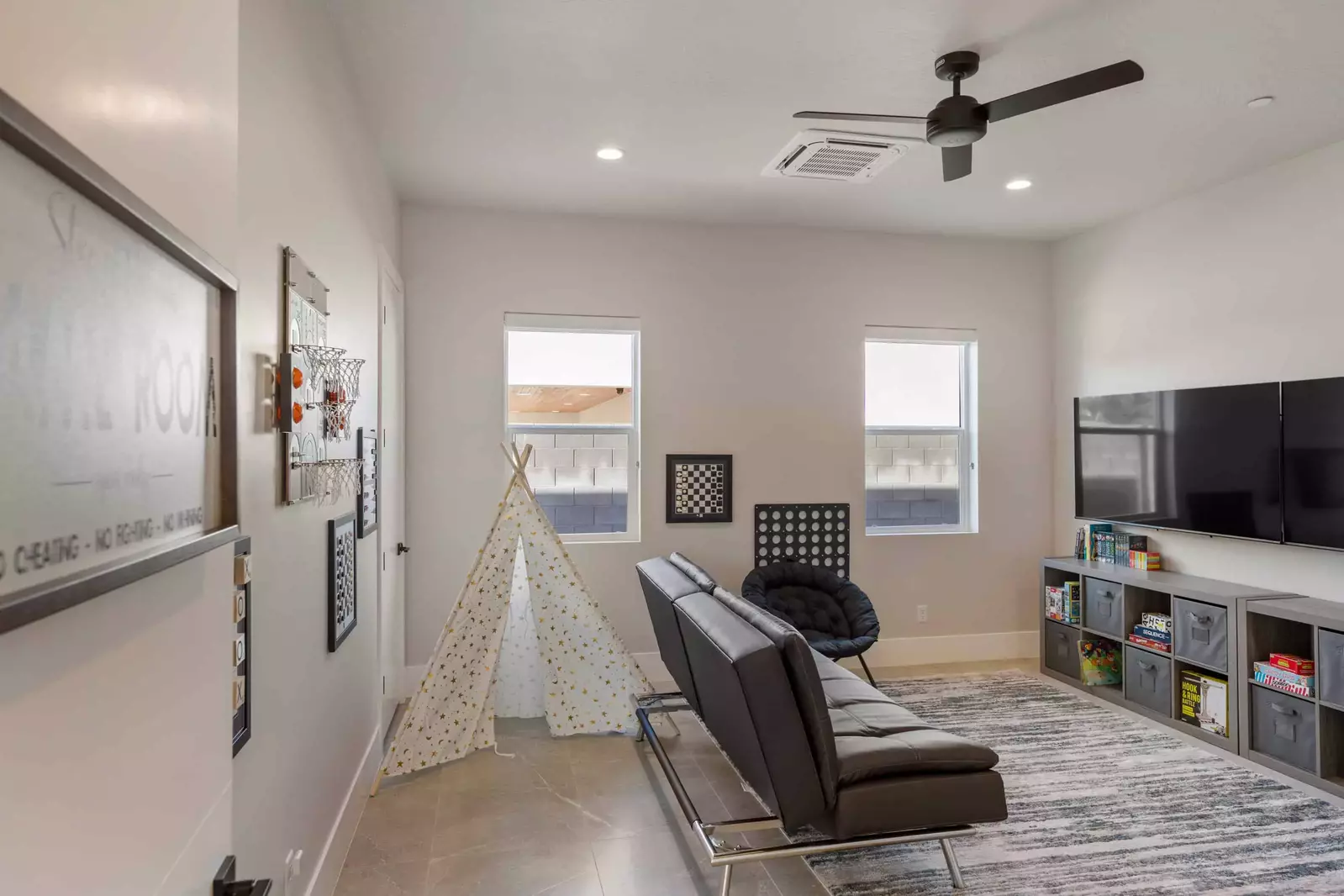 Loft Game Room Area with Twin / Twin Bunk