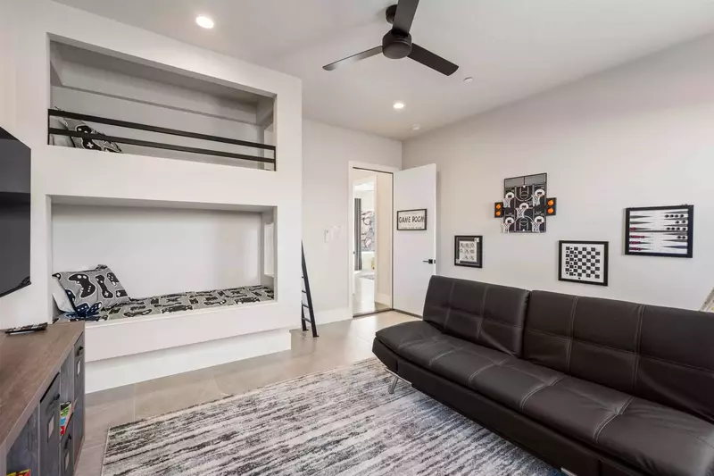 Loft Game Area with Twin / Twin Bunk