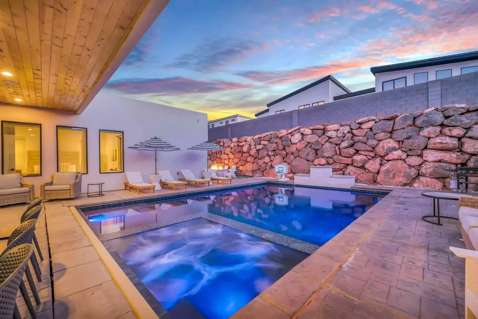 Private Pool and Hot Tub