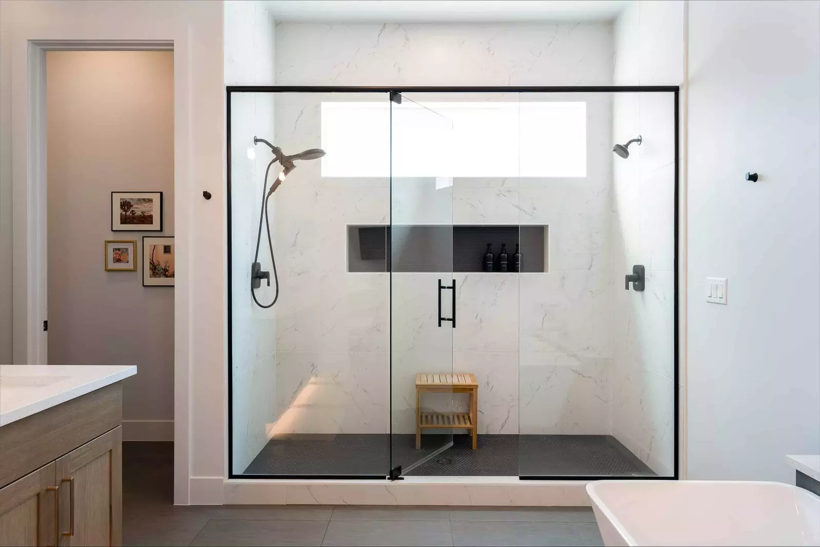 Master Bathroom Walk-In Shower