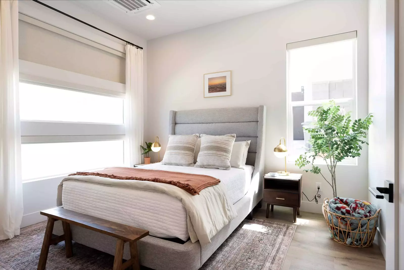Queen Bedroom with Attached Bathroom
