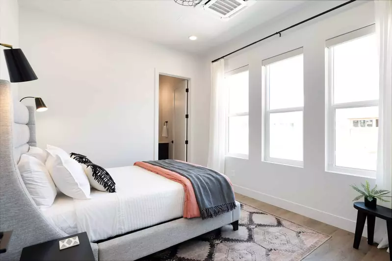 Queen Bedroom with Attached Bathroom