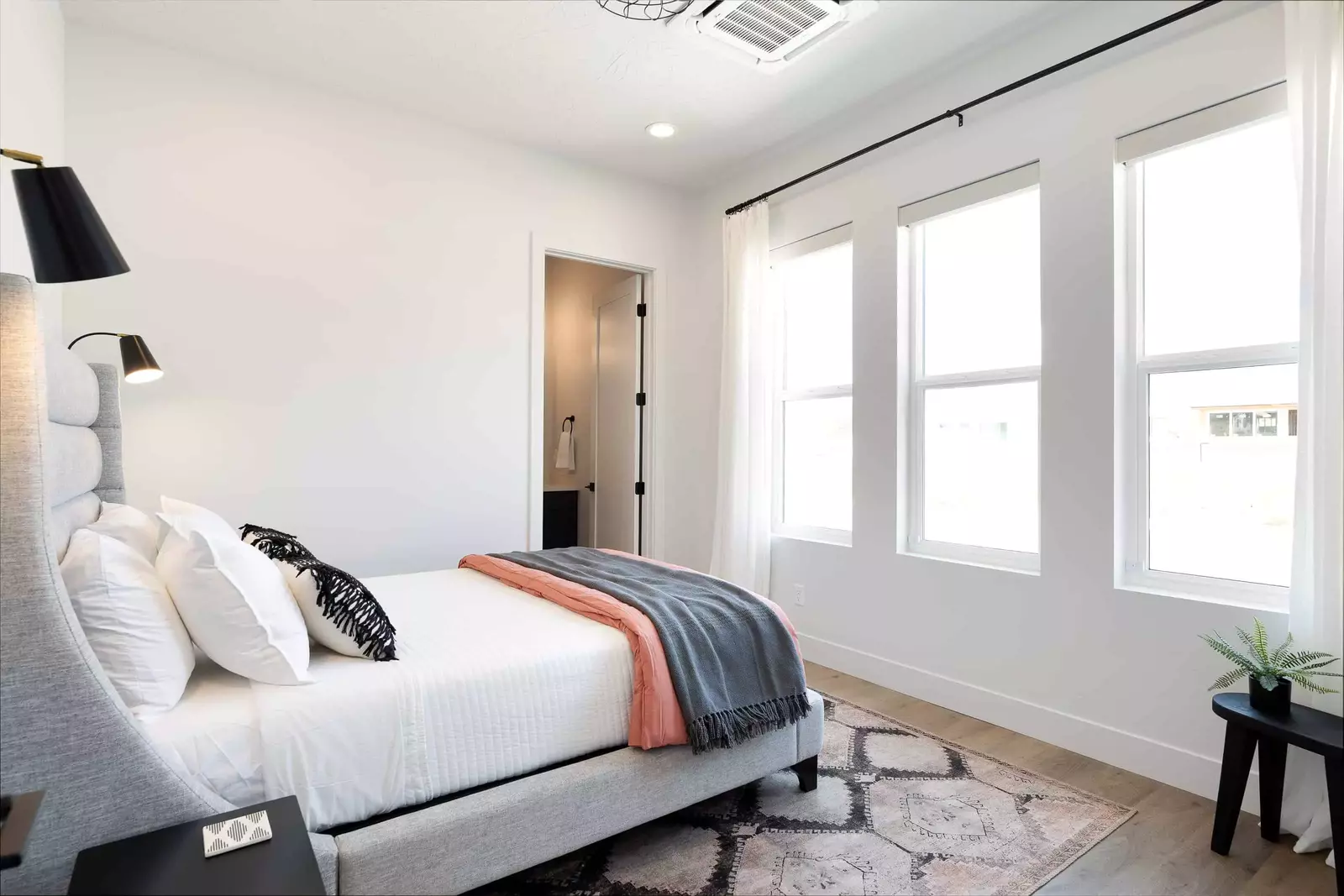 Queen Bedroom with Attached Bathroom