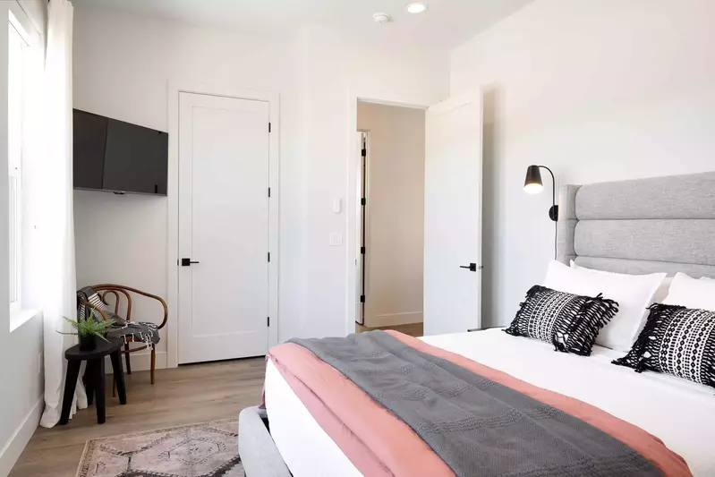 Queen Bedroom with Attached Bathroom