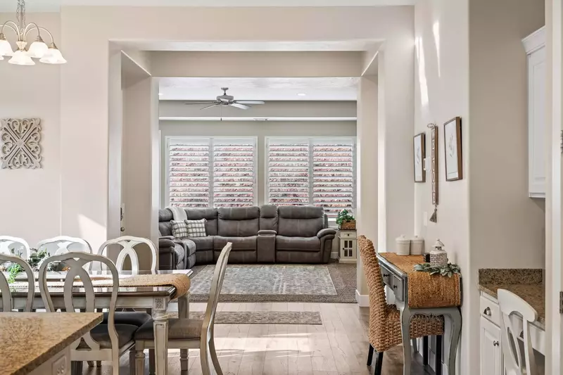 View from Kitchen towards Living Room