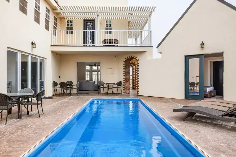 Private Pool Backyard