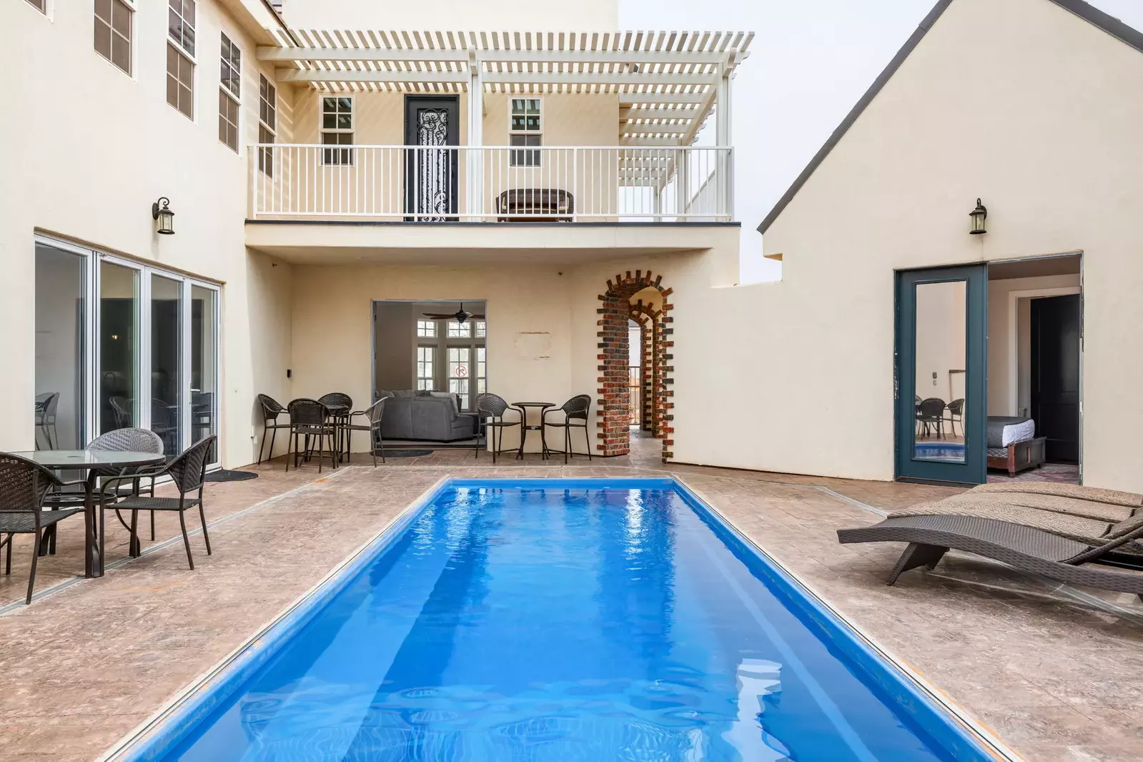 Private Pool Backyard