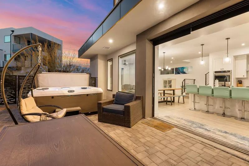Private Patio and Hot Tub