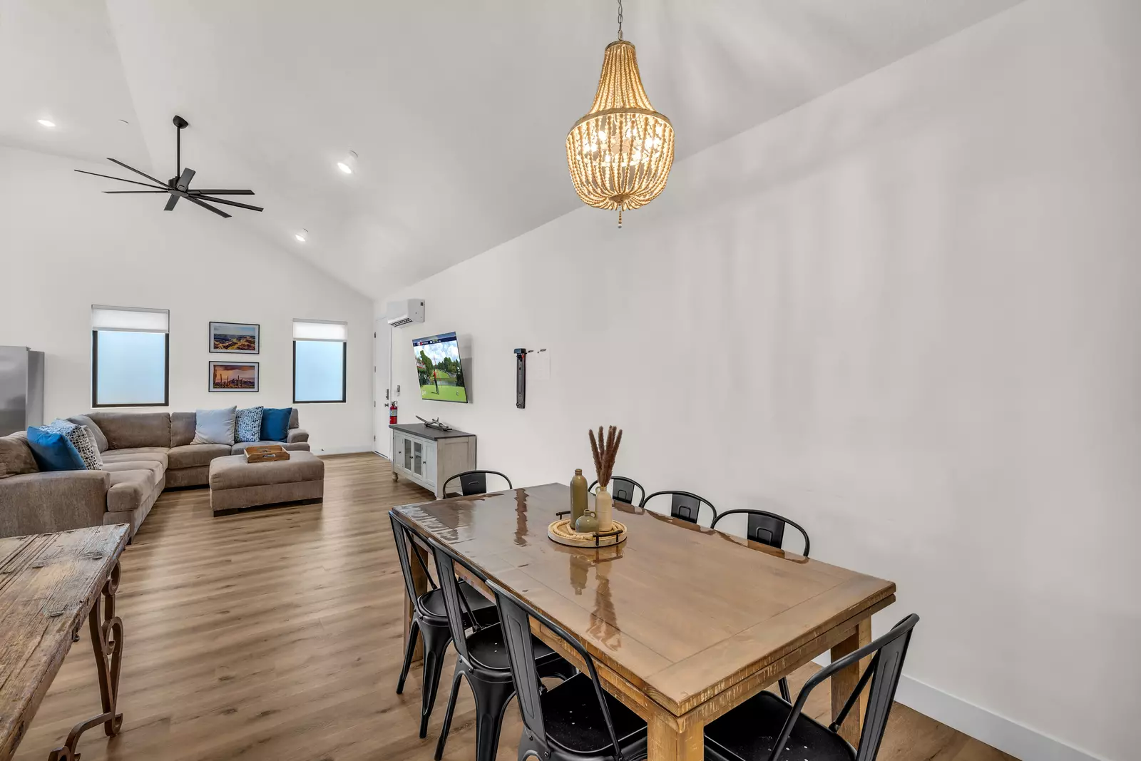 Living Room and Dining Room