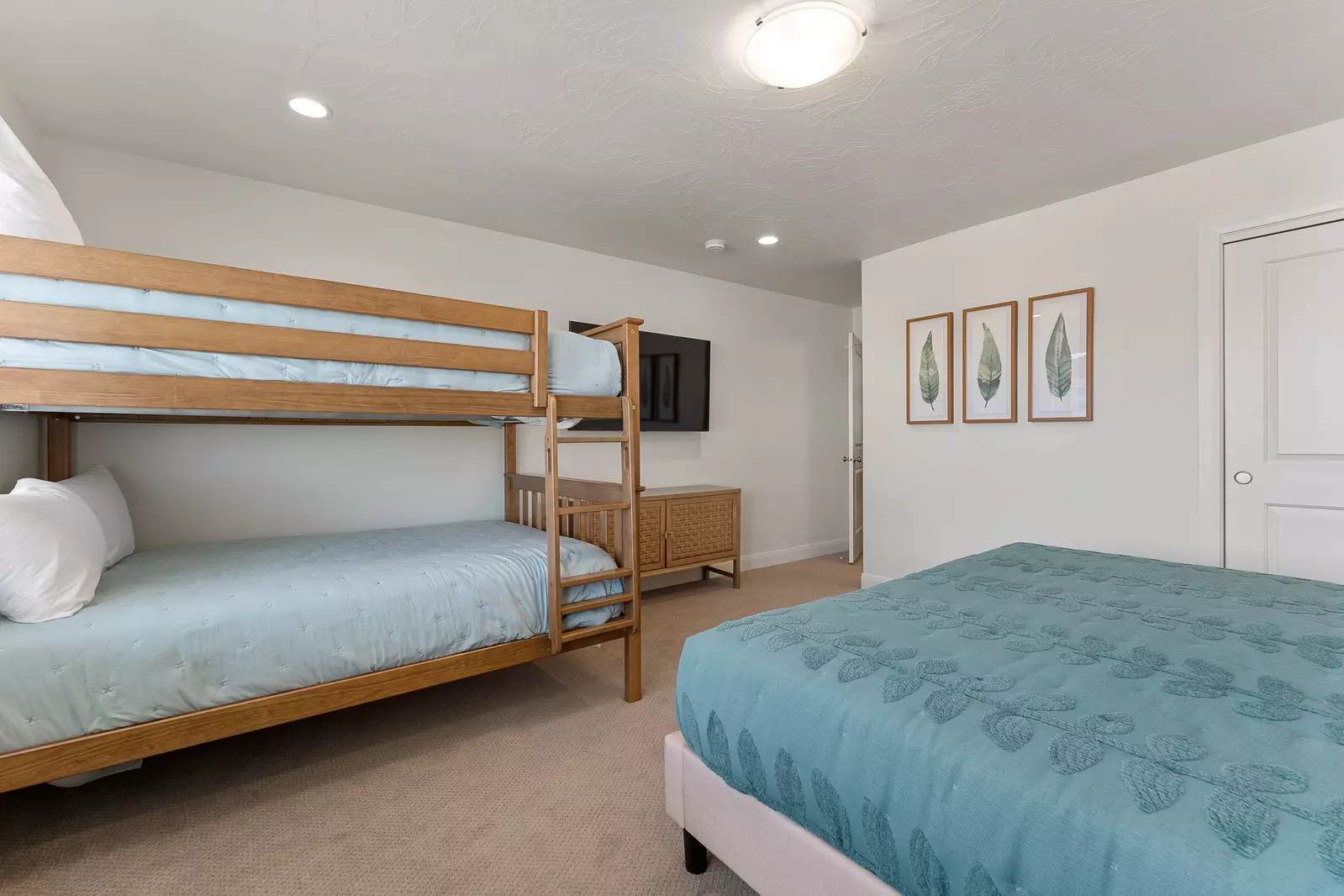 King Bed with Bunks