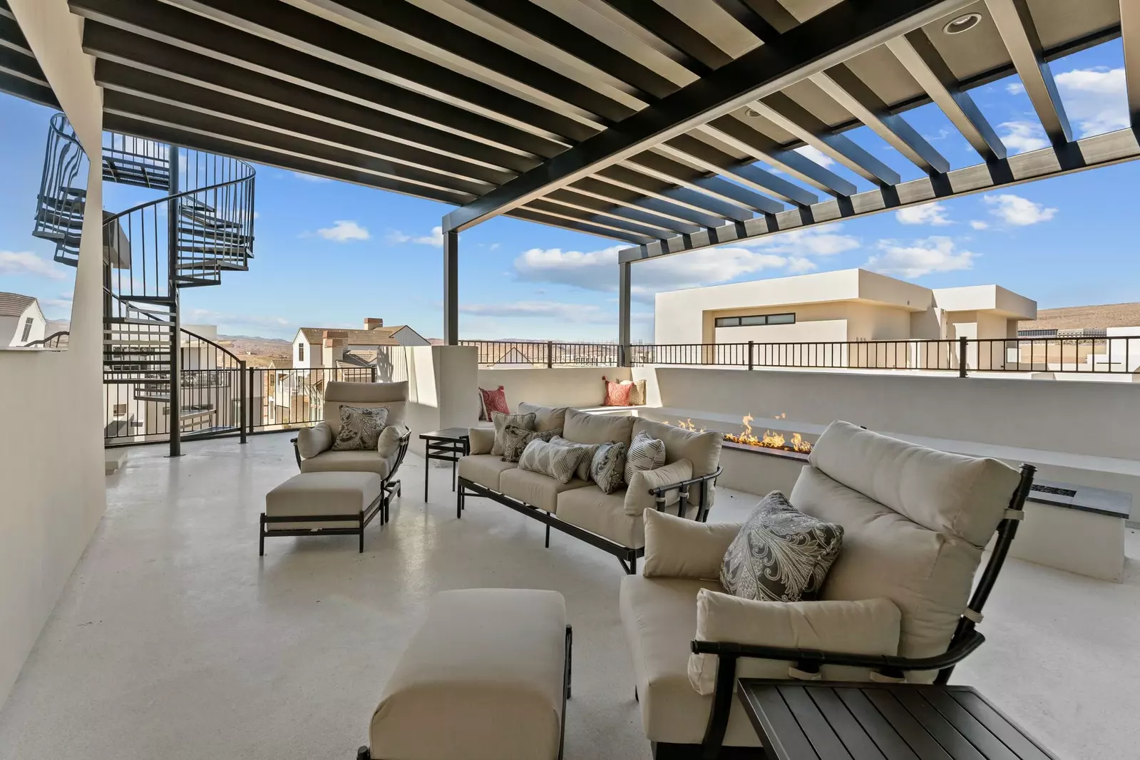 Patio Seating, TV / Fire Table