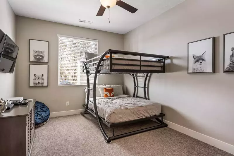 1 Full over Full Bunk Bedroom