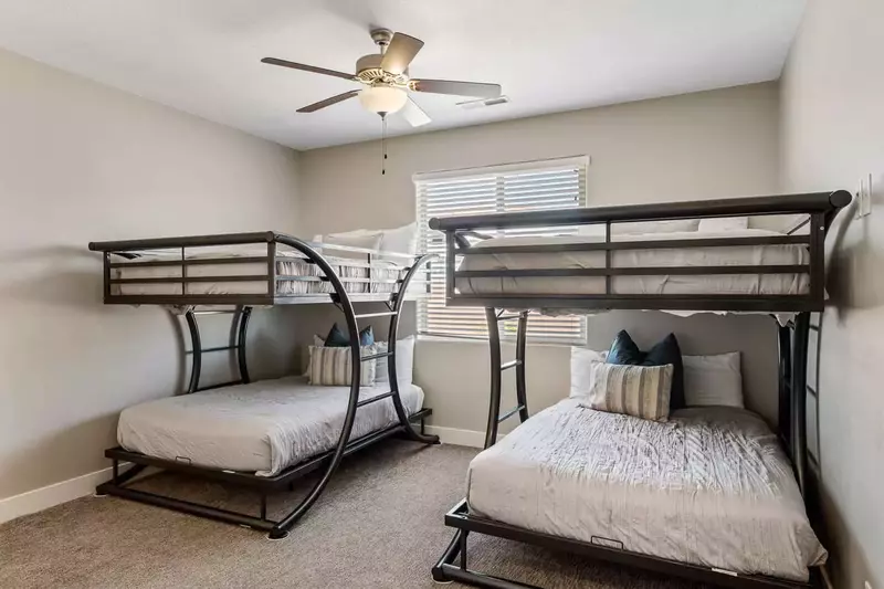 2 Full over Full Bunk Bedroom