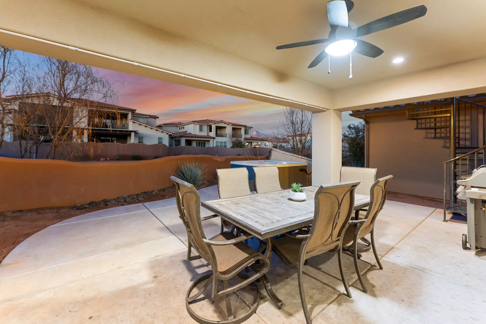 Back Patio Seating