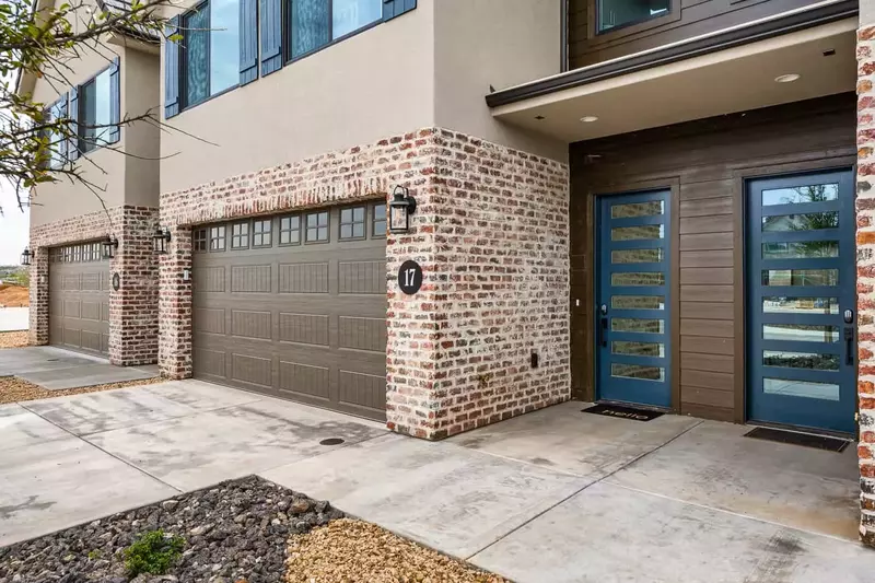 Front View of Home with 2 car Garage