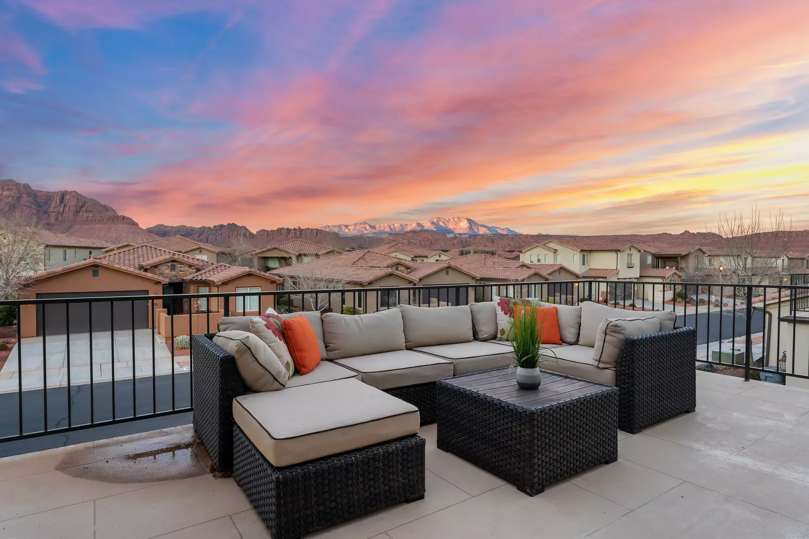 Upper Patio Seating Area