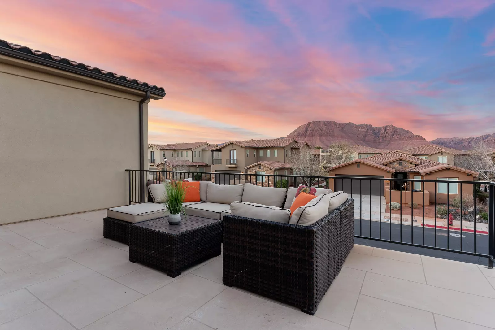 Upper Patio Seating Area