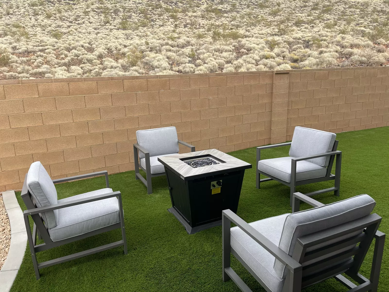 Fire Pit and Outdoor Seating