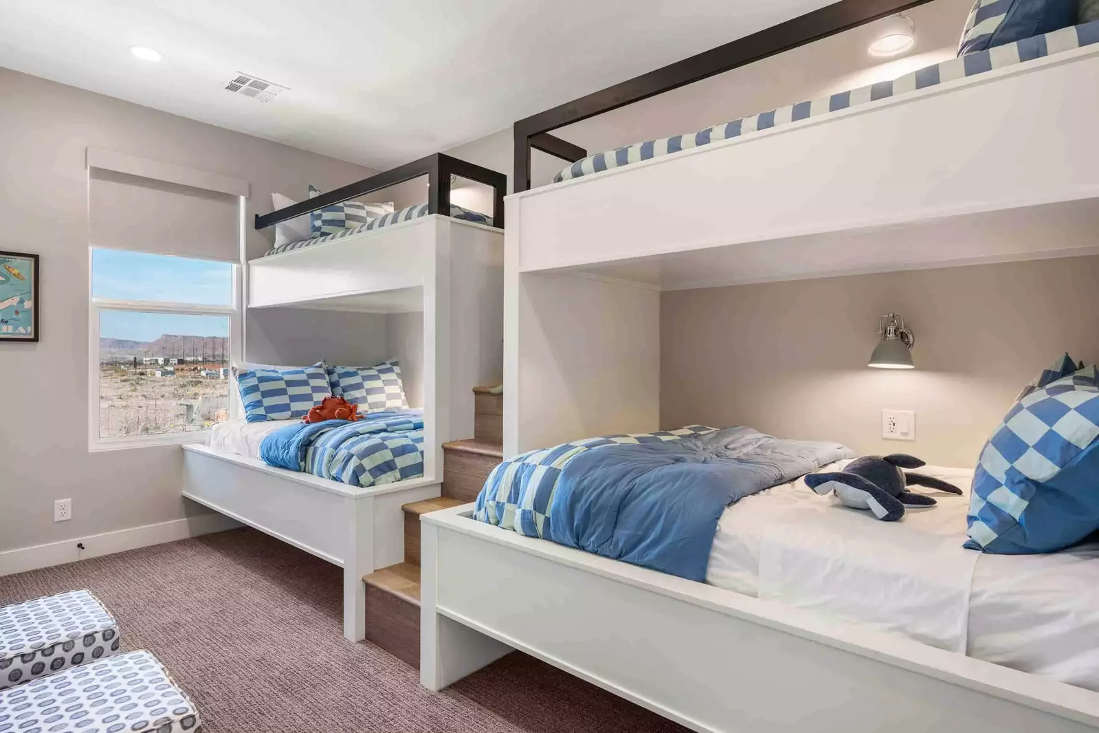2 Twin/Double Bunks, 2 Twin Trundles