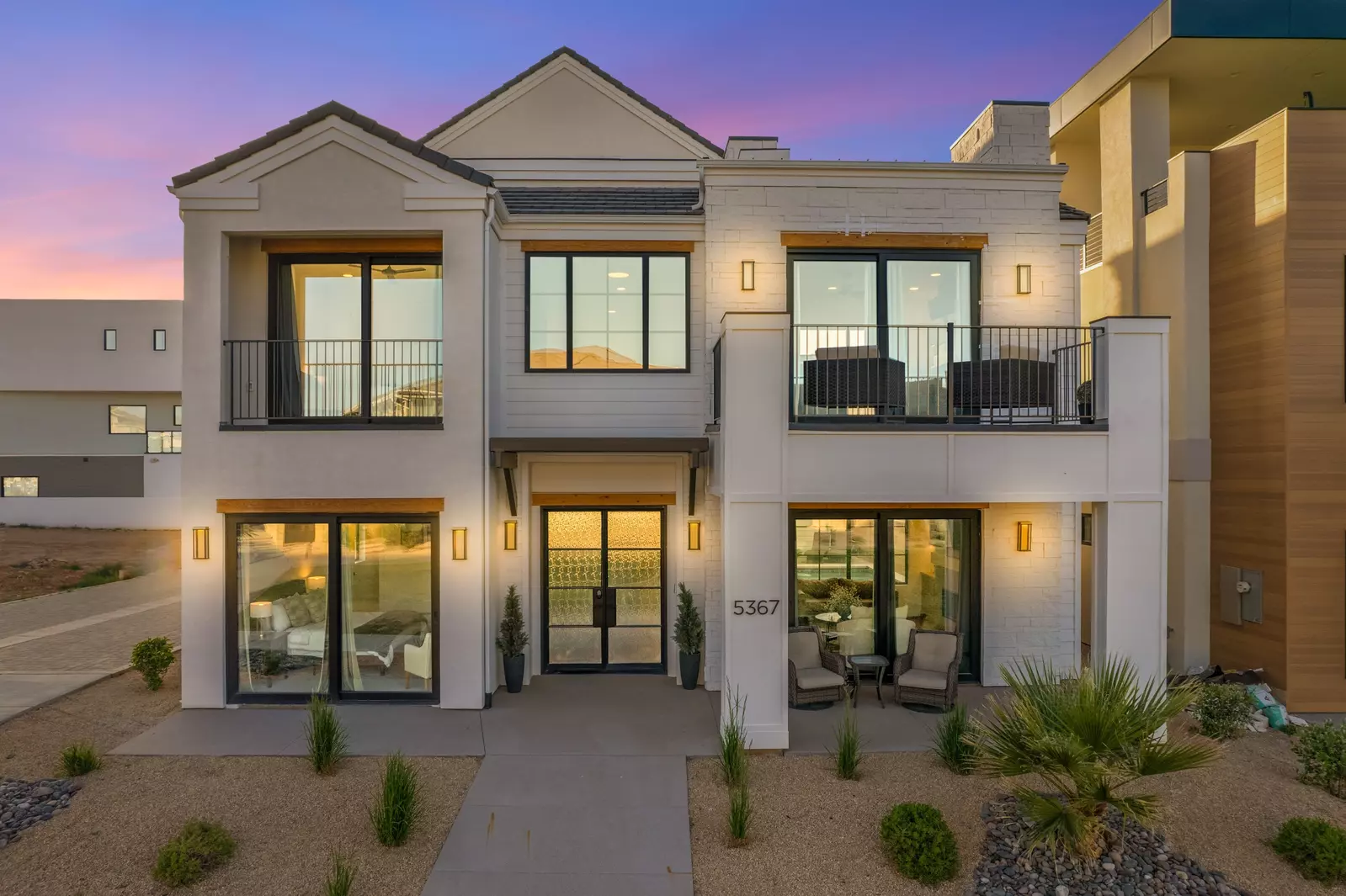 Exterior Front View of Unit