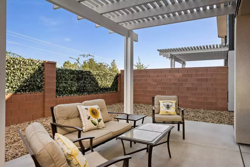 Pergola, Patio Seating, Grill, Private Backyard