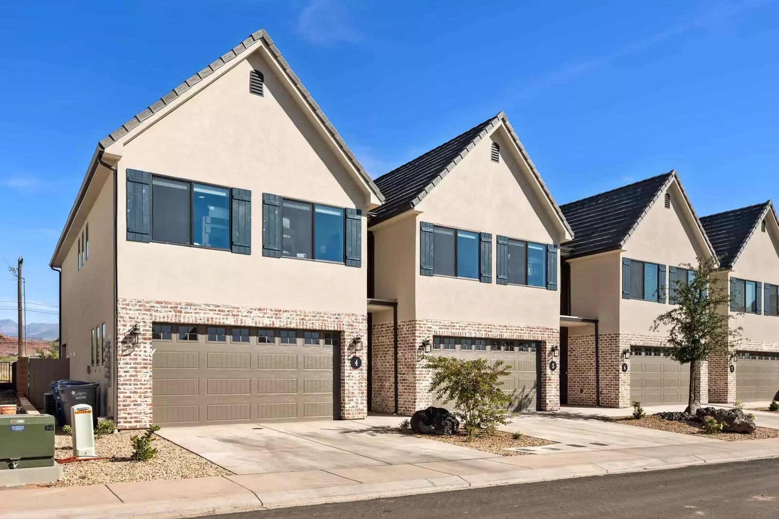 Front View of Home with 2 Car Garage