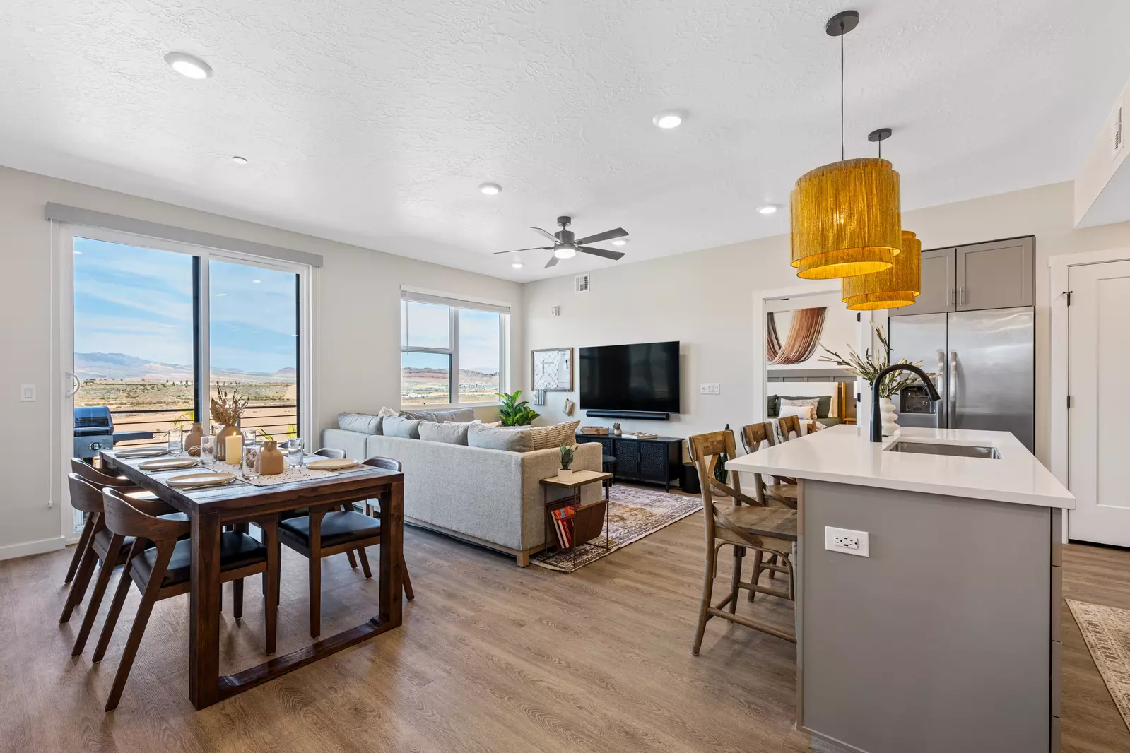 Living Room / Kitchen Area