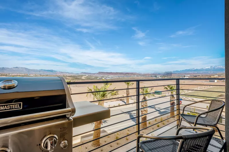 Balcony Seating and Grill