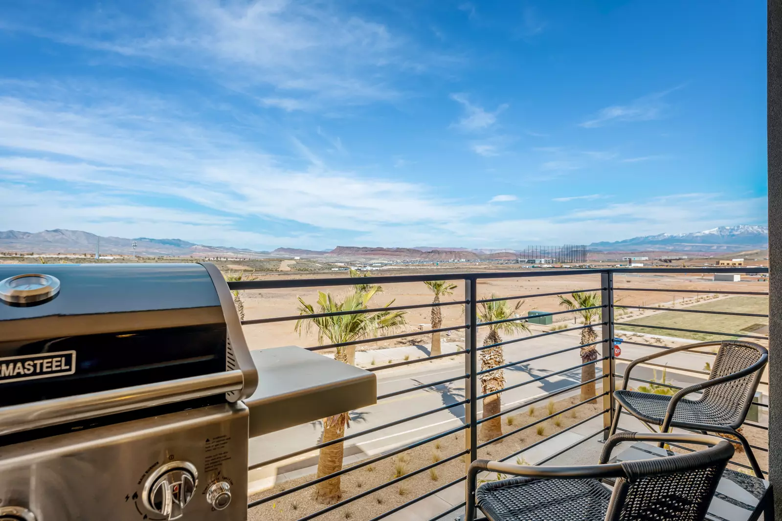 Balcony Seating and Grill