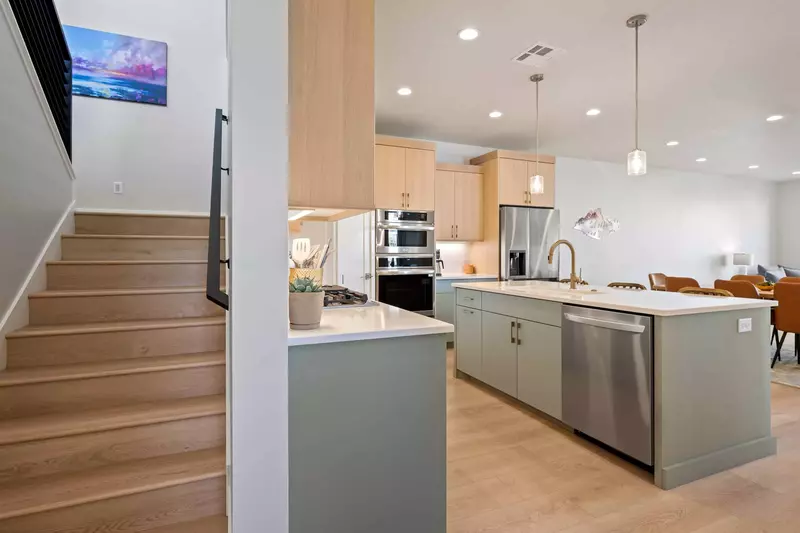 Kitchen and Stairs