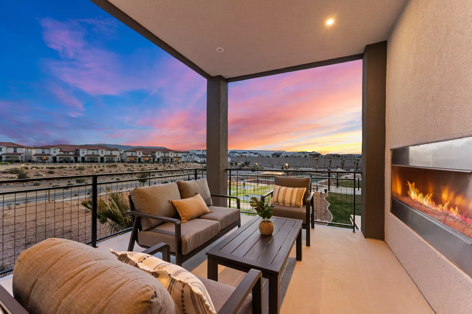 Private Patio w/ Fireplace