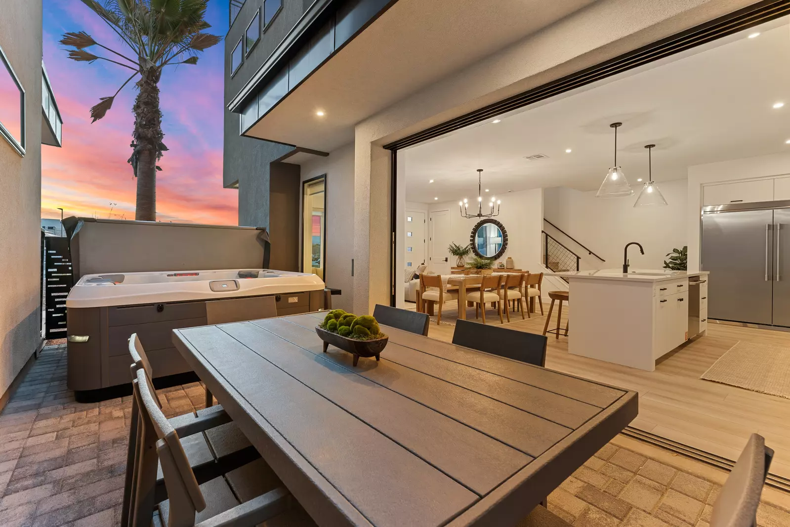 Dusk Patio Shot