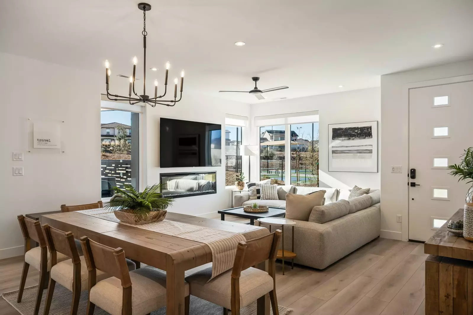 Dining and Living Area