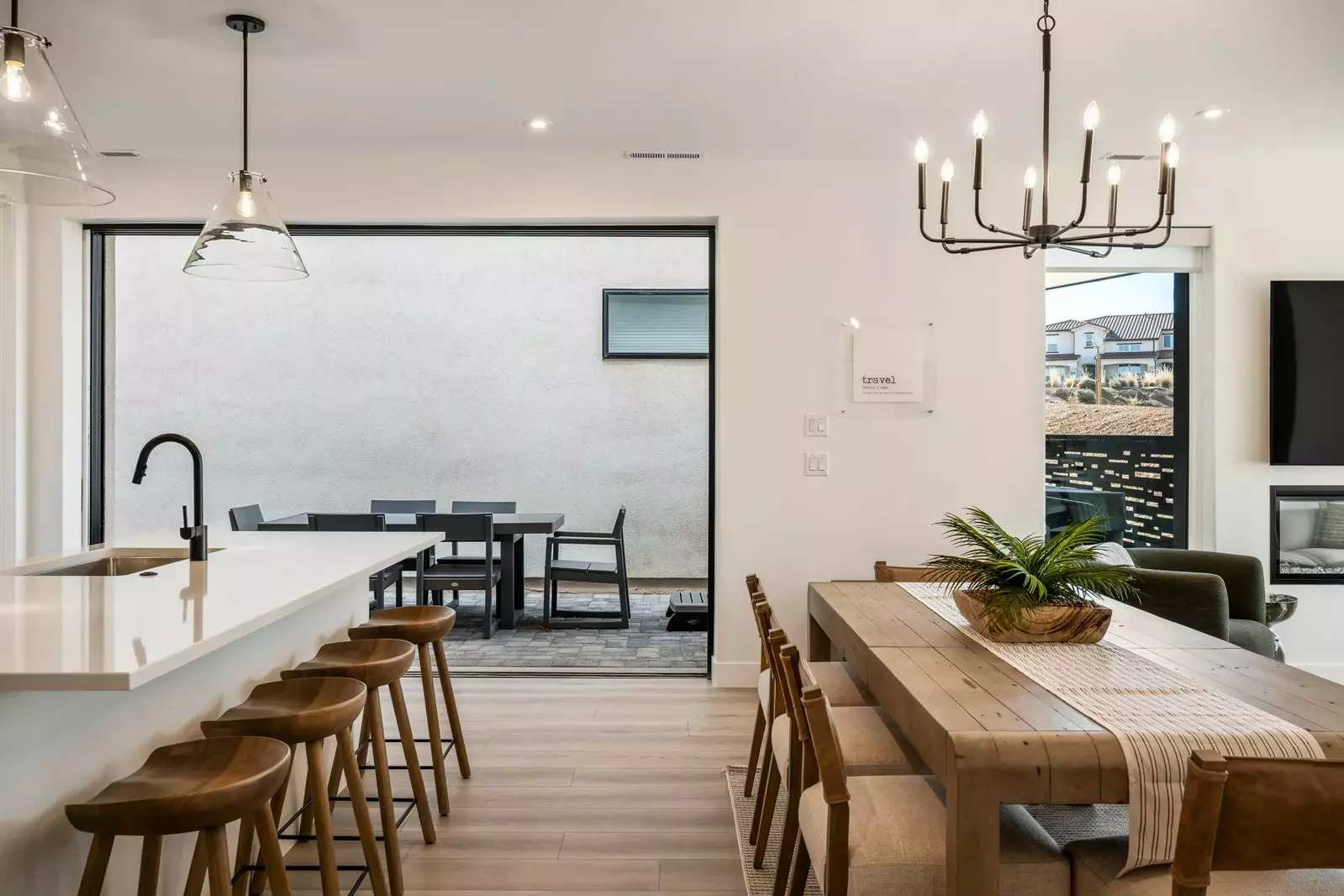 Private Patio from Dining Area